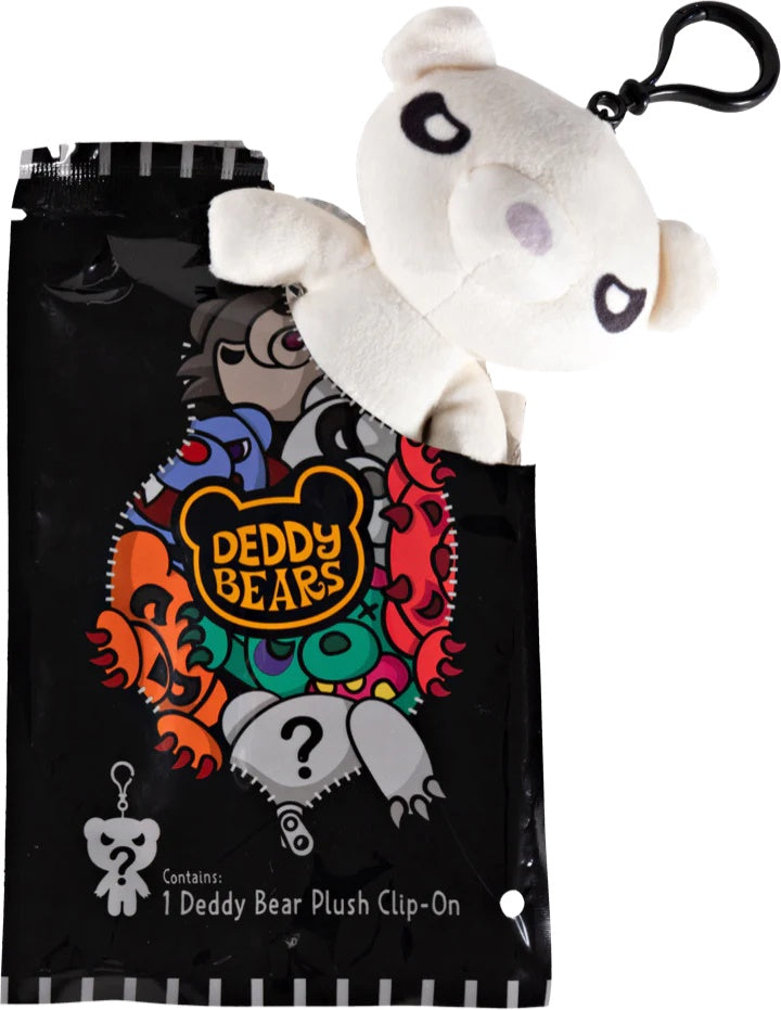 Deddy Bear Plush Clip-on Mystery Mini Plush, Series 1, 4.5"