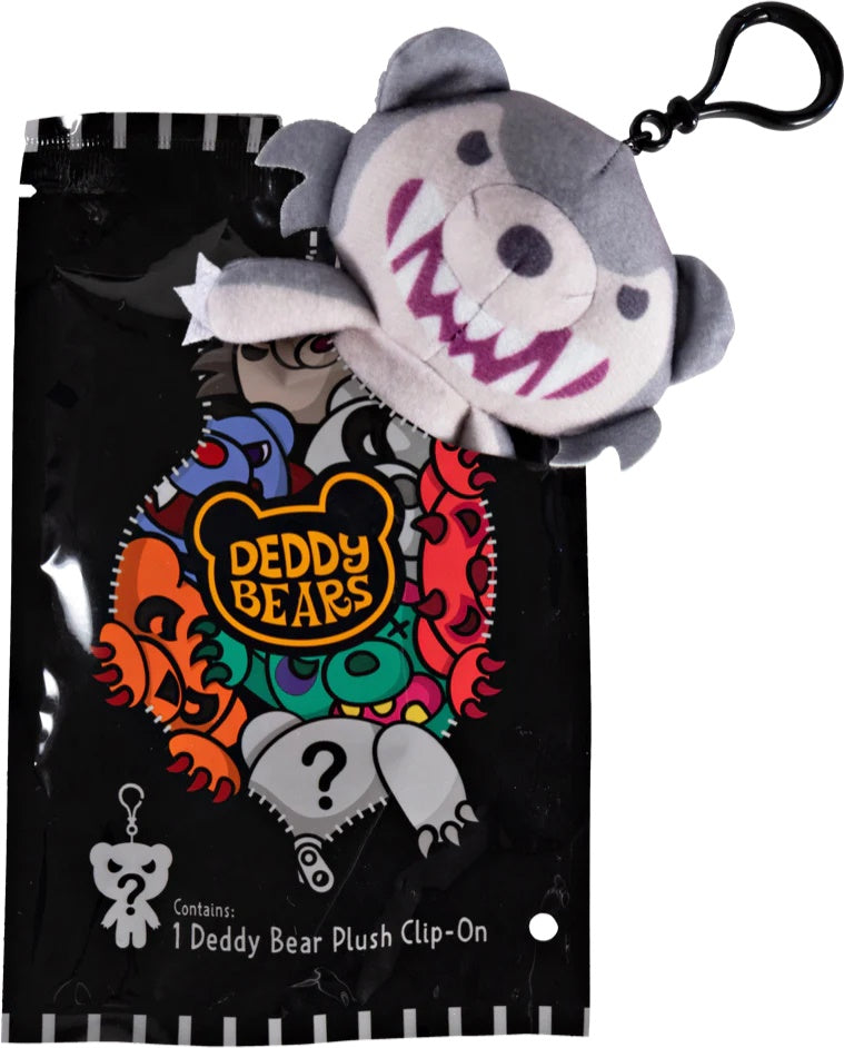 Deddy Bear Plush Clip-on Mystery Mini Plush, Series 1, 4.5"