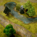Monster Scenery: Rivers & Roads (Pre-Painted Tabletop Scenery Set)
