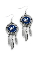 Milwaukee Brewers Dream Catcher Earrings