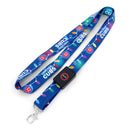 Chicago Cubs Holiday Lights LED Lanyard