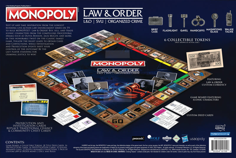 MONOPOLY: Law & Order