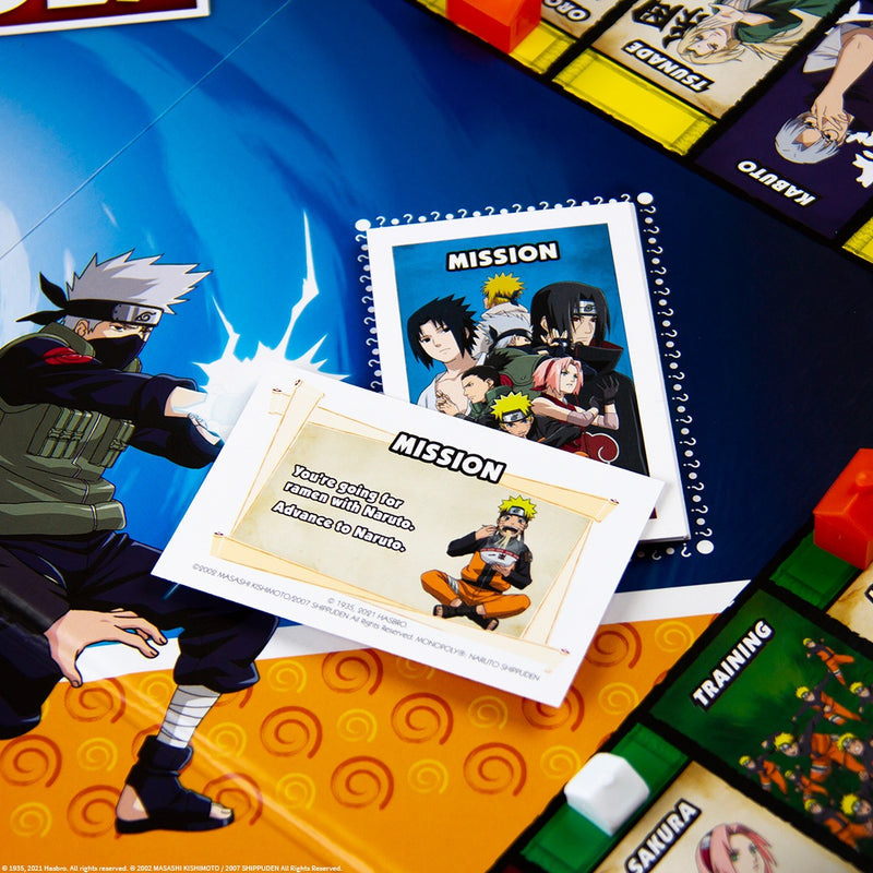 MONOPOLY Naruto | Collectible Monopoly Game Featuring Manga Series