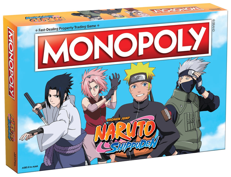 MONOPOLY Naruto | Collectible Monopoly Game Featuring Manga Series