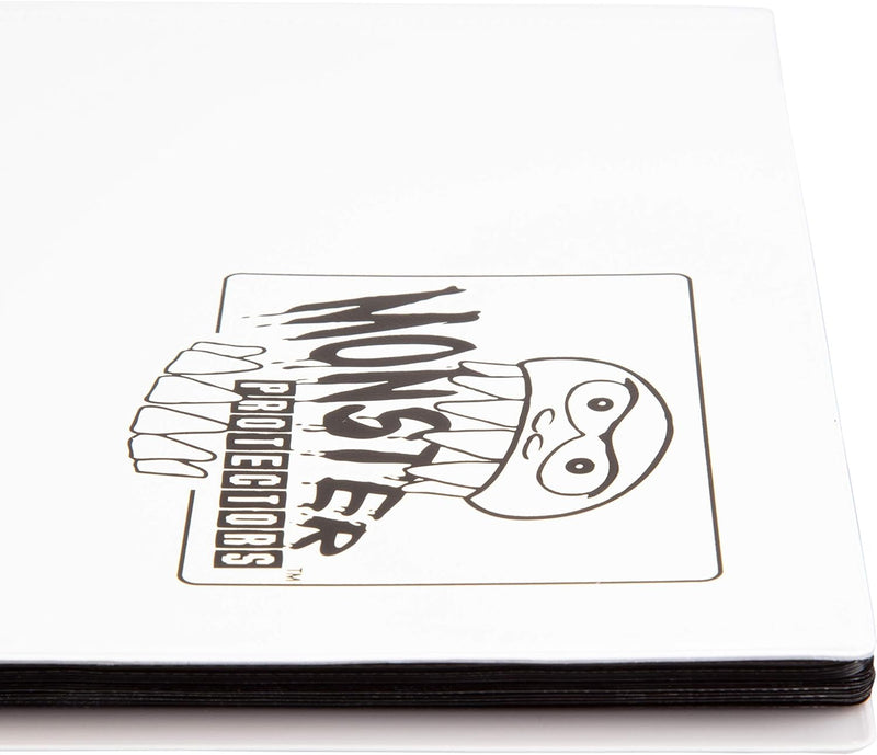 Monster Protectors 9-Pocket Sideloading Card Album, Matte White