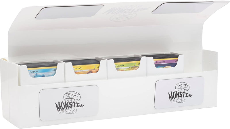 Monster Protectors Magnetic Deca Deck Box, White