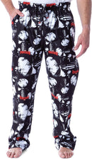 Marvel Comics The Punisher Death's Hand Skull Men's Sleep Pants, Black