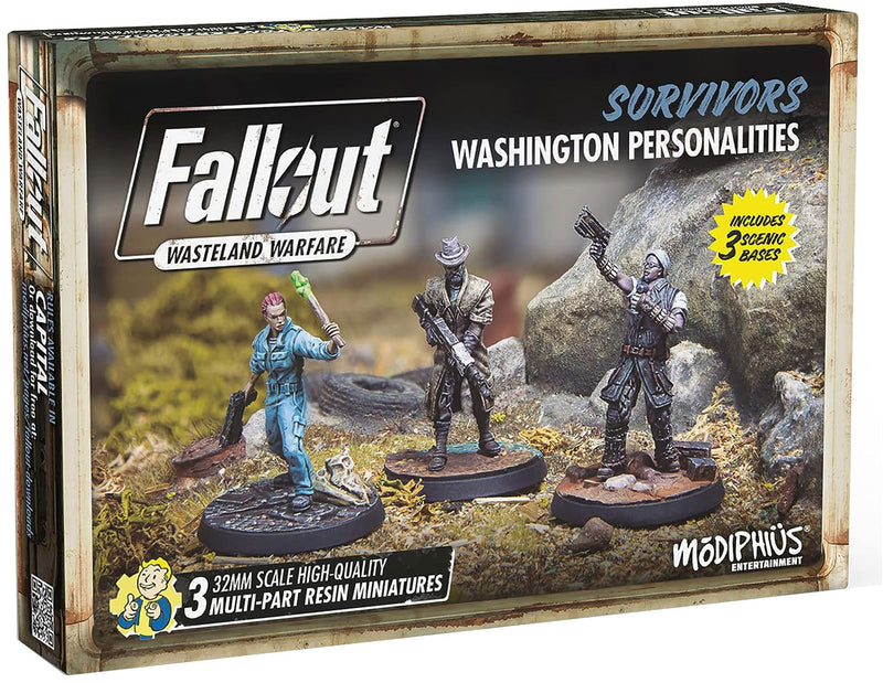 Fallout: Wasteland Warfare - Survivors: Washington Personalities