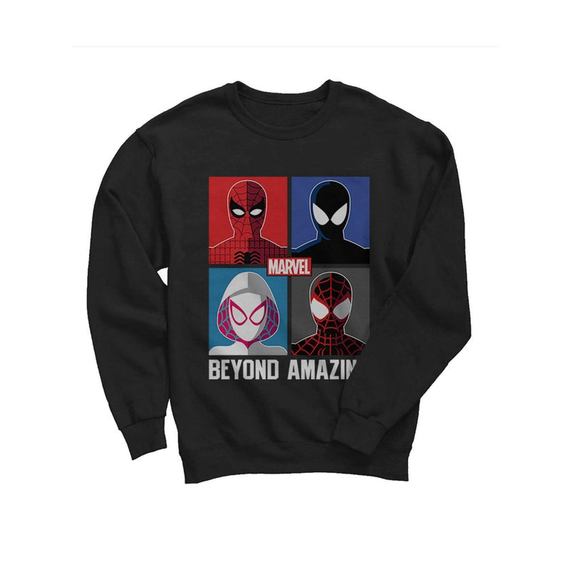 Marvel Spider-Man Boys' Sweatshirt, Black