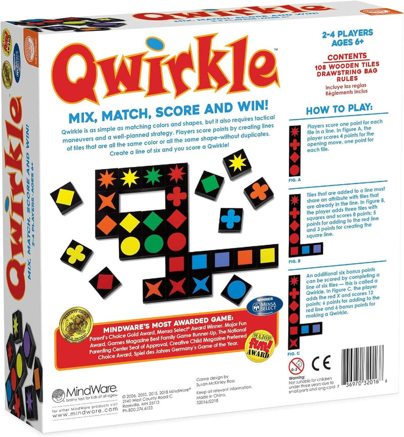 Qwirkle Strategy Board Game