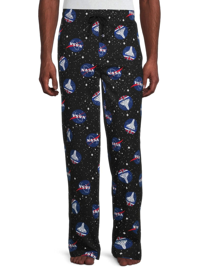 NASA Space Shuttle Pajama Pants, Black