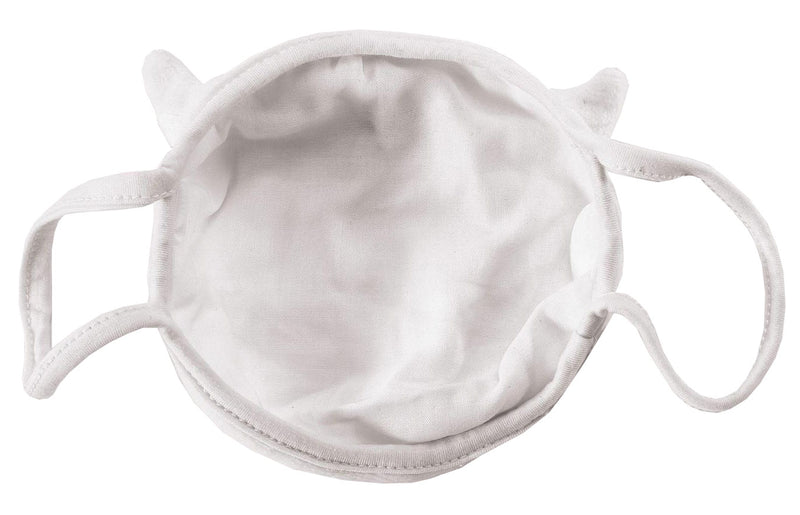 Santa Claus Face Mask, White