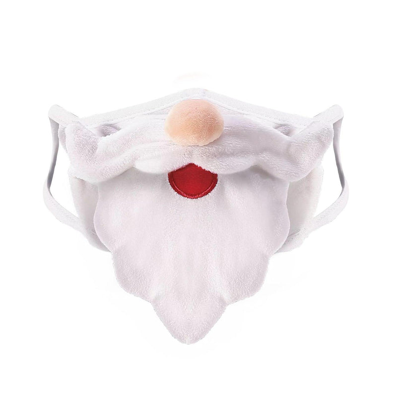 Santa Claus Face Mask, White