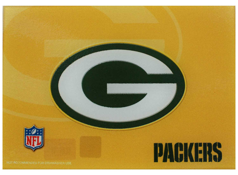 Green Bay Packers 11.25" x 8" Glass Cutting Board
