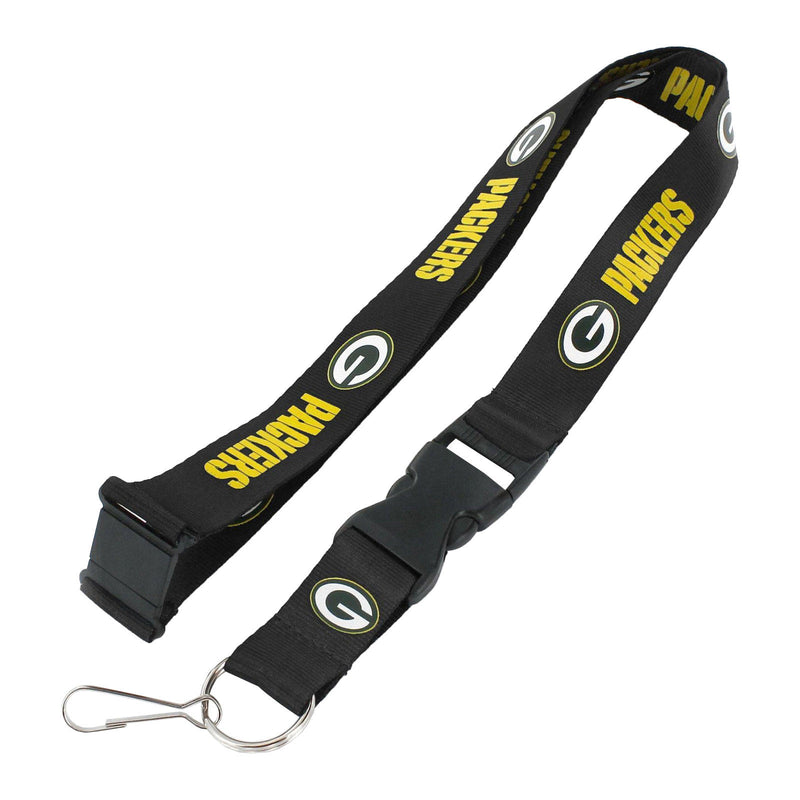 Green Bay Packers Team Lanyard, Black
