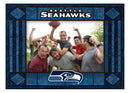 Seattle Seahawks Art Glass Horizontal Frame