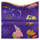Spongebob Squarepants Krabby Patty Plush Heart Figural Crossbody Bag