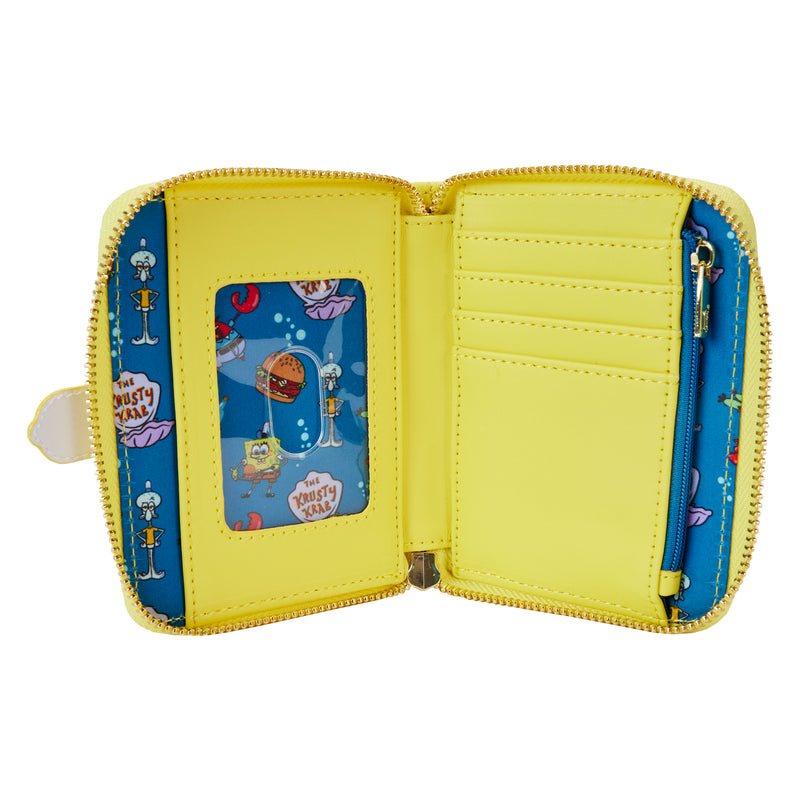 Spongebob Squarepants 25th Anniversary Zip Around Wallet