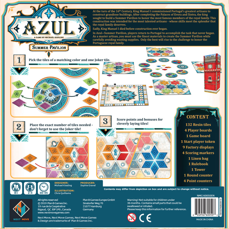 Azul: Summer Pavilion Board Game
