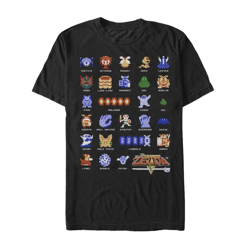 Legend of Zelda Know Your Foe Black Shirt