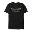 Legend of Zelda Camo Emblem Men's Shirt
