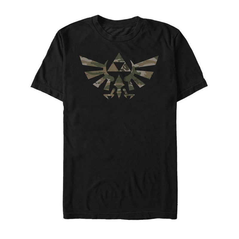Legend of Zelda Camo Emblem Men's Shirt