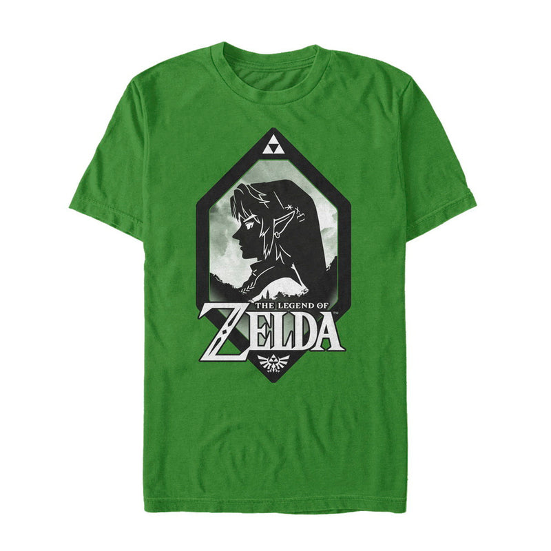 Nintendo Zelda Silhouette Shield Men's Shirt