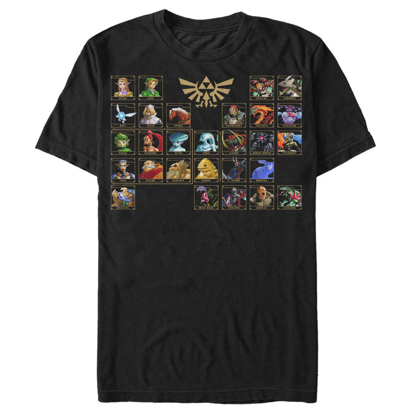 Legend of Zelda Ocarina Table Tee, Black