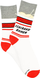 Naruto Shippuden Ichiraku Ramen Bowl Crew Socks, One Size