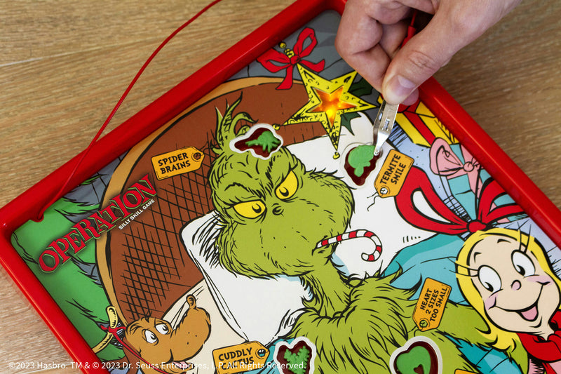OPERATION: The Grinch Board Game | Classic Dr. Seuss Art & Custom Funatomy Parts