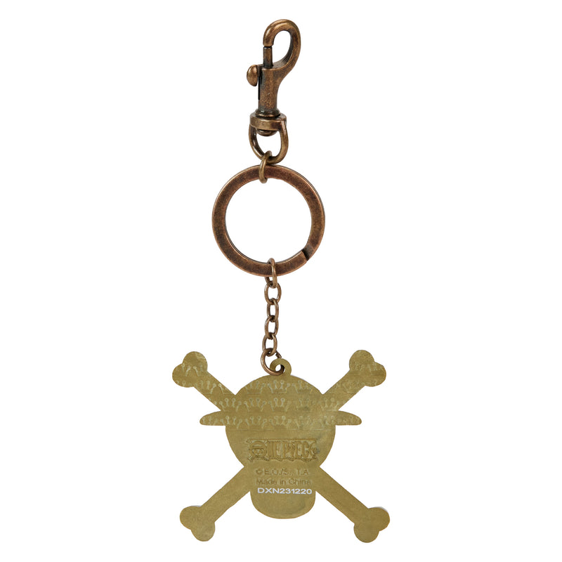 One Piece Skull Enamel Keychain