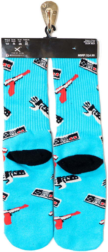 Odd Sox Retro Gamer Socks, 6-13