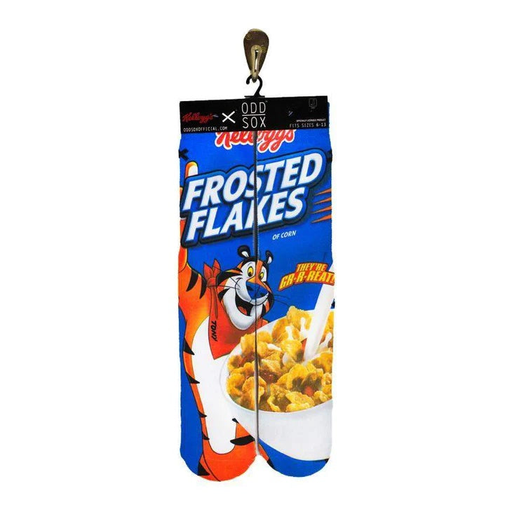 Odd Sox Frosted Flakes Unisex Socks, Size 6-13