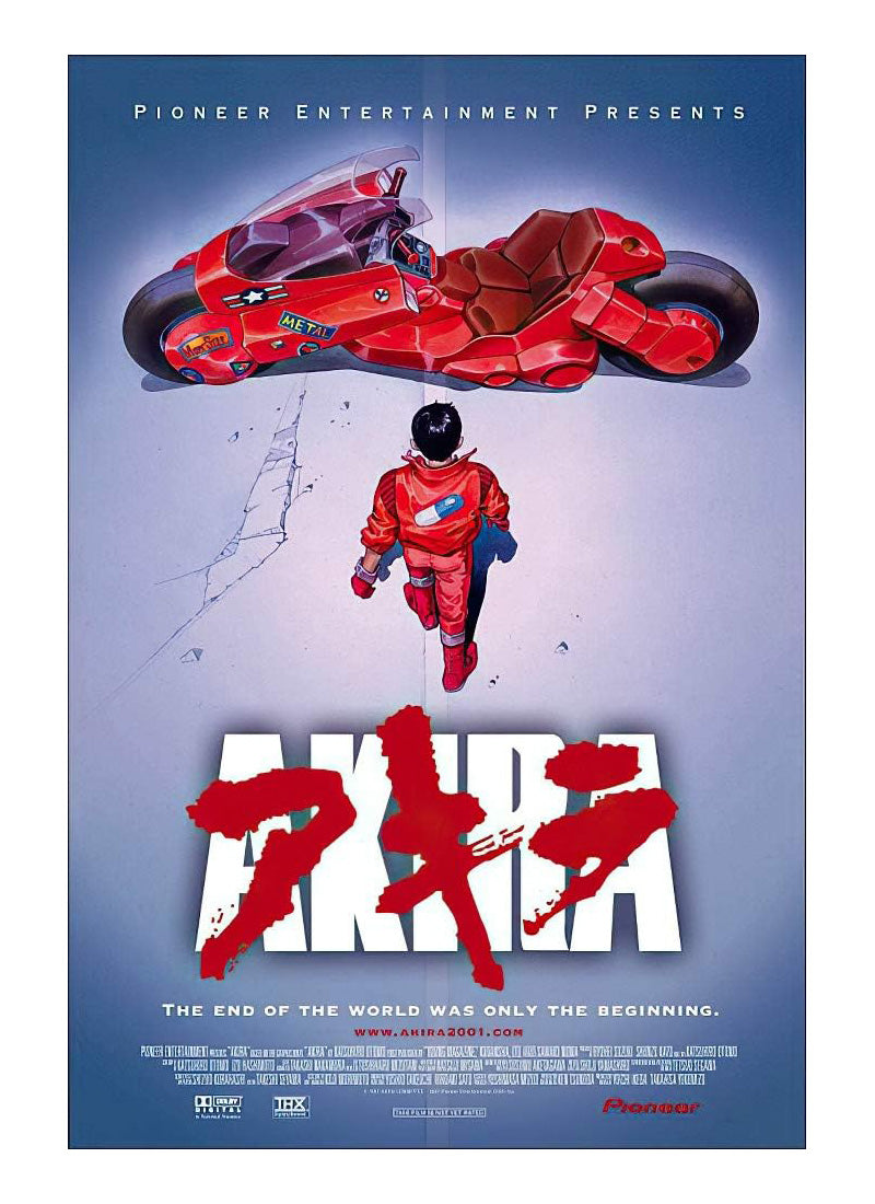 Akira 2001 Poster (Cardboard Backing)