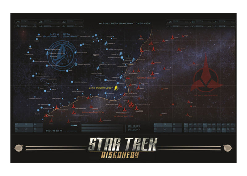 Star Trek Discovery Poster (Cardboard Backing)