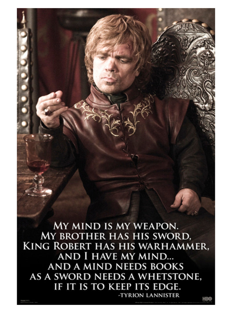 Game of Thrones Tyrion Lannister Poster (Cardboard Backing)