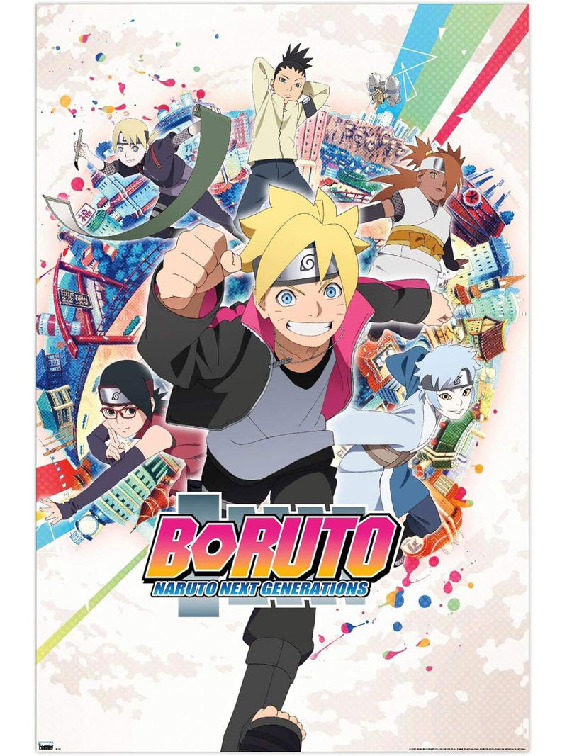 Naruto Shippuden Boruto Group (Cardboard Backing)