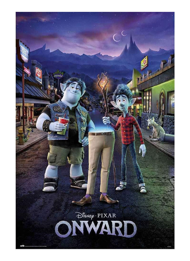 Onward Movie Poster (Cardboard Backing)