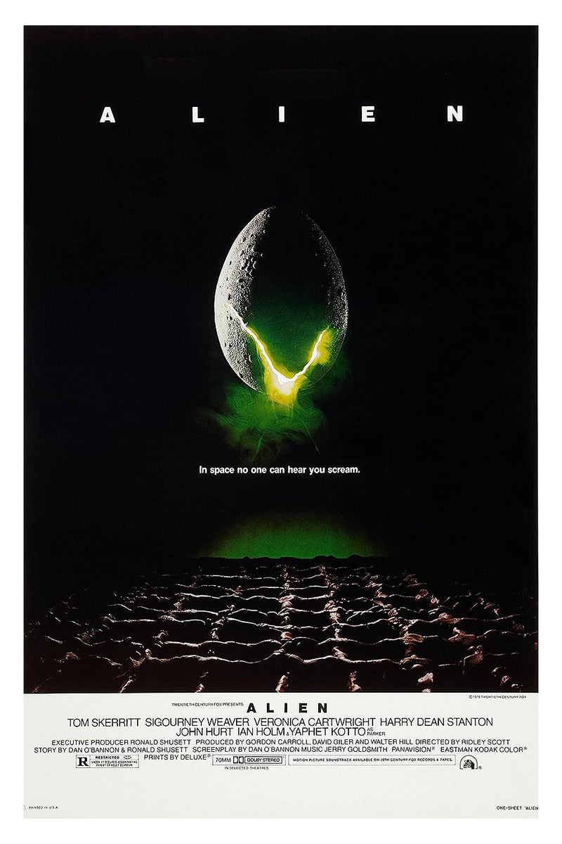 Alien Movie Poster (Cardboard Backing)