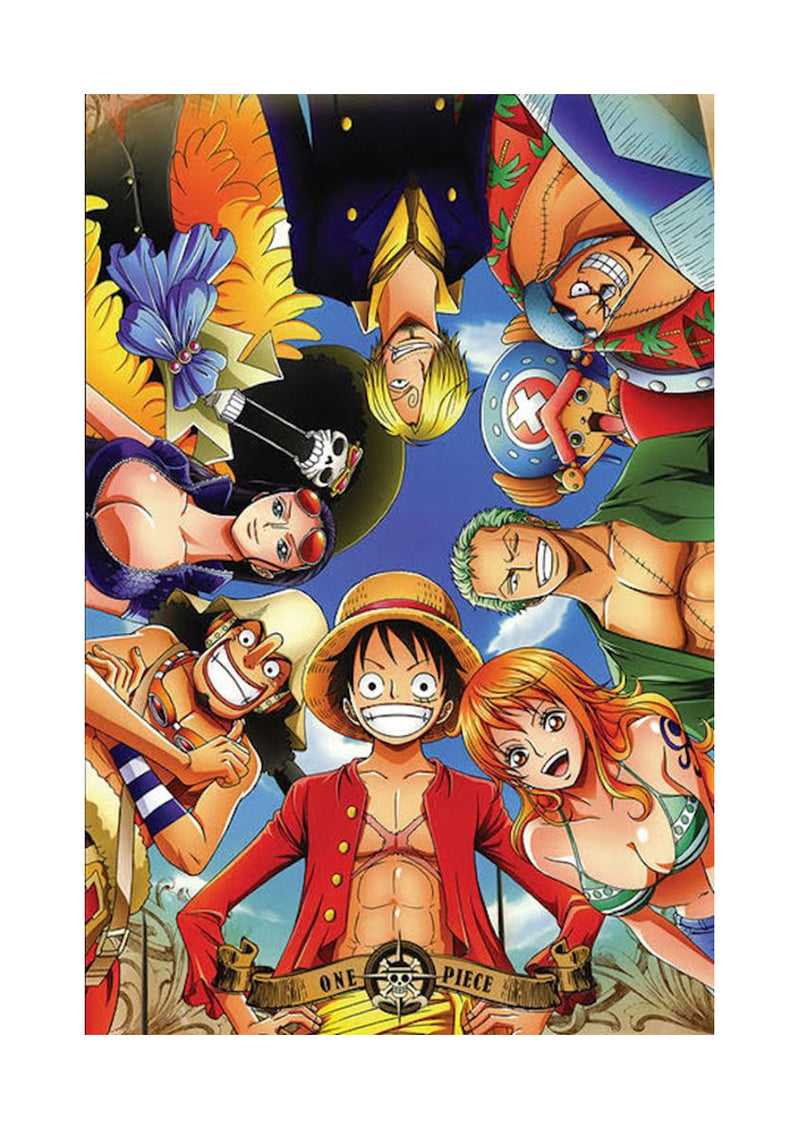 One Piece Circle Poster (Cardboard Backing)