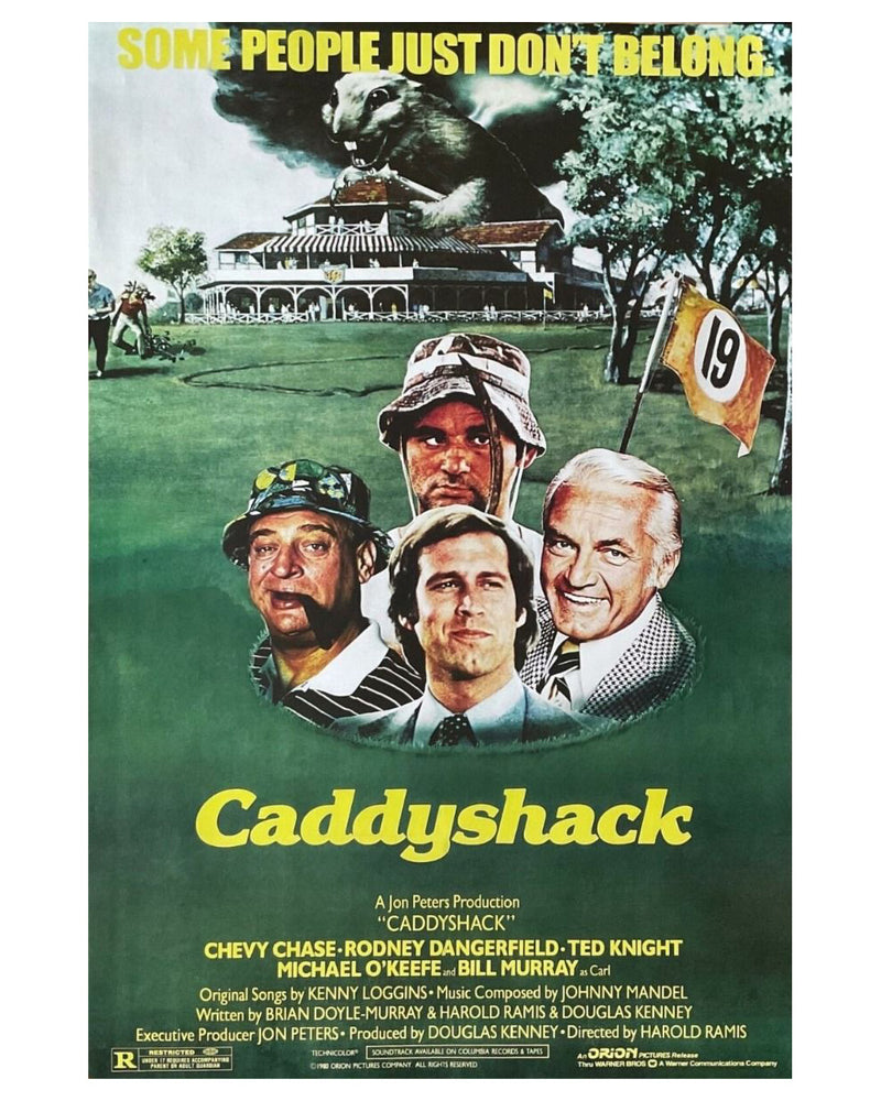 Caddyshack Movie Poster (Cardboard Backing)