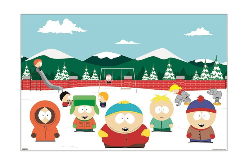 South Park Poster (Cardboard Backing)