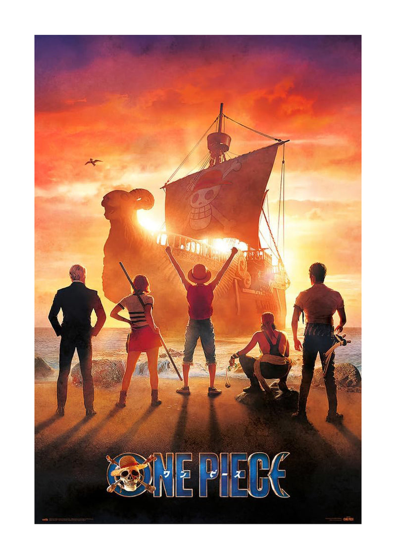 One Piece Netflix Poster (Cardboard Backing)