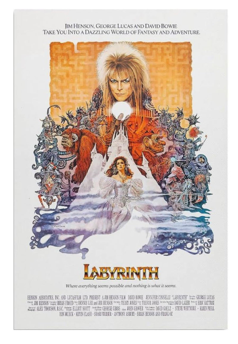 Labyrinth Movie Poster (Cardboard Backing)