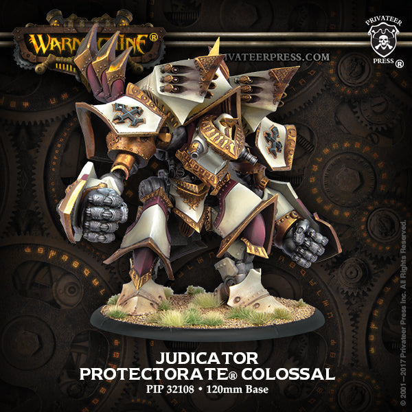 Warmachine: The Protectorate of Menoth Judicator Colossal