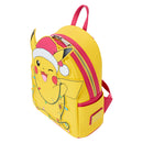 Pokemon Santa Pikachu Christmas Lights Light Up Mini Backpack