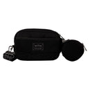 Pokemon Pikachu & Mewtwo Glow Nylon Sling Crossbody Bag with Coin Bag