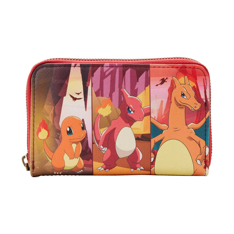 Pokemon Charmander Evolution Zip Around Wallet