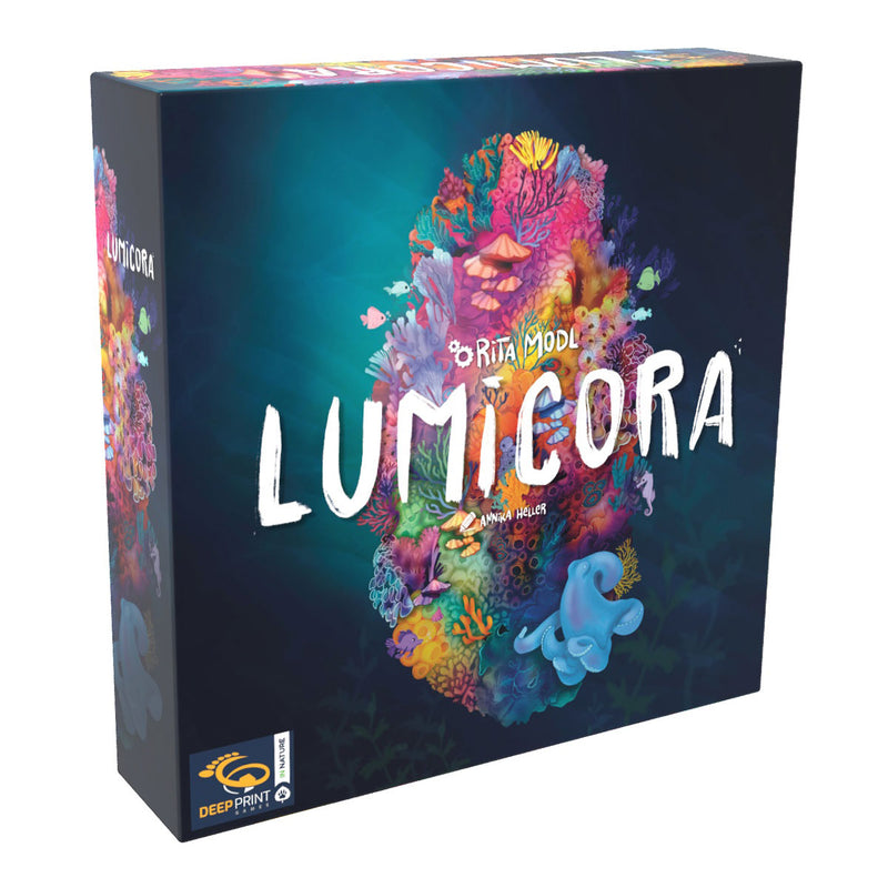 Lumicora Board Game | Tile-Laying Underwater Game