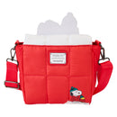 Peanuts Snoopy & Woodstock Snow Day Doghouse Crossbody Bag